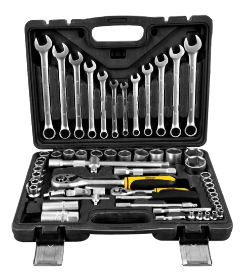 Set Juego Herramientas Tubos Y Llaves Barovo Kit 60 Piezas