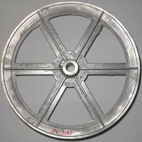 Polea de Aluminio 260 mm para Hormigonera