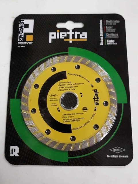 Disco Diamantado Corte Hormigon 115 mm Turbo - comprar online