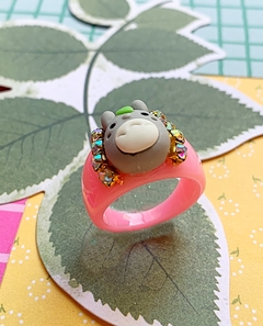 Anillo rosa de conejito RABBIT - Gabriella Capucci