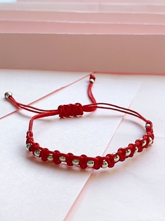 Pulsera ajustable colorada hilo BETH en internet