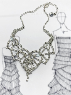 Collar corazones de strass CUPID - comprar online