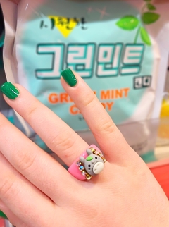 Anillo rosa de conejito RABBIT