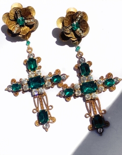 Aros de cruz verdes FARASHA en internet