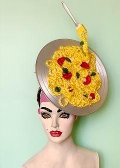 Vincha fideos de lana SPAGHETTI