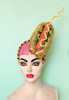 Vincha pancho de lentejuelas HOT DOG