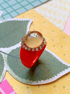 Anillo colorado de osito BEAR - comprar online