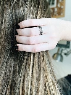 Anillo plateado AMELIE - comprar online
