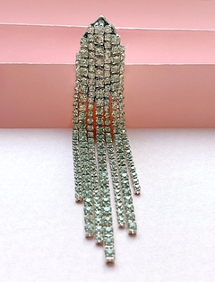 Anillo plateado flecos de strass IRIS en internet