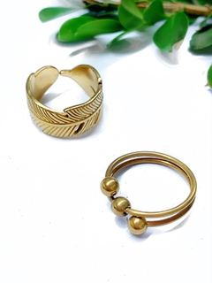 Set de anillos dorados MARIE en internet
