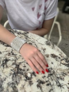 Pulsera elastizada de strass SOPHIE
