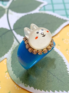 Anillo celeste de conejito BUNNY - comprar online