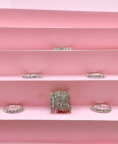 Anillo elastizado de strass SPARKLE - tienda online