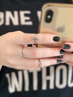 Set de anillos plateados DOVE - comprar online