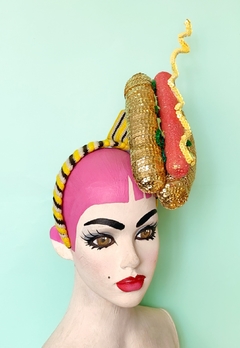 Vincha pancho de lentejuelas HOT DOG - comprar online