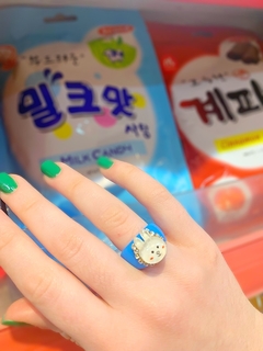 Anillo celeste de conejito BUNNY - tienda online