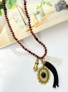 Collar largo con dijes ARUBA