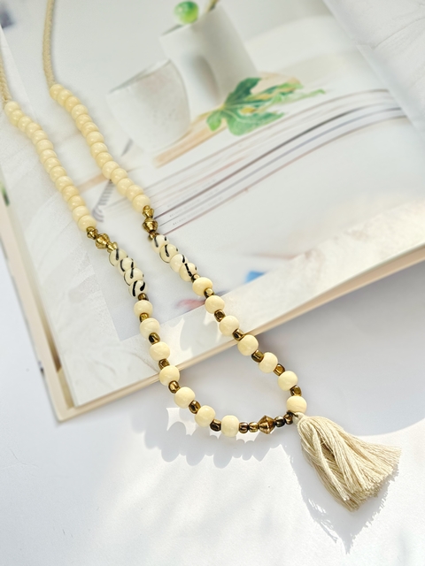 Collar largo de flecos MAGNOLIA
