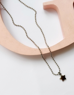 Collar plateado con estrella STELLA - Gabriella Capucci