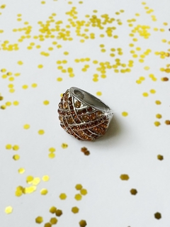 Anillo piedras ocre BERNICE - Gabriella Capucci