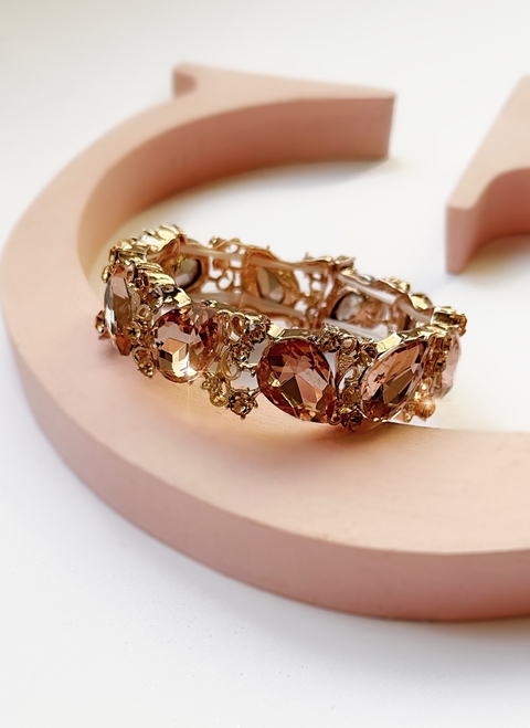 Pulsera de piedras cristal KATNIS - comprar online