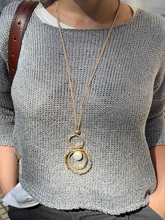 Collar cordón con circulos RORY - tienda online