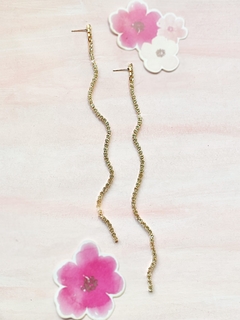 Aros largos de strass ANNIE
