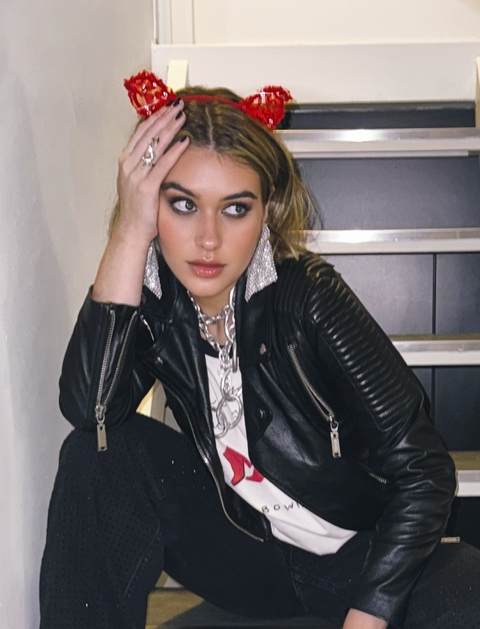 Vincha orejas de encaje CANDICE - comprar online