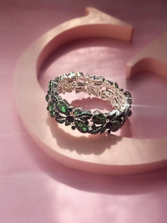 Pulsera verde de cristales ASIA - Gabriella Capucci
