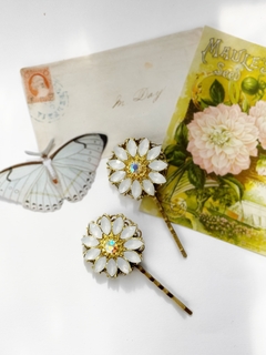 Clips de piedras y strass CINDY (set de 2) - comprar online