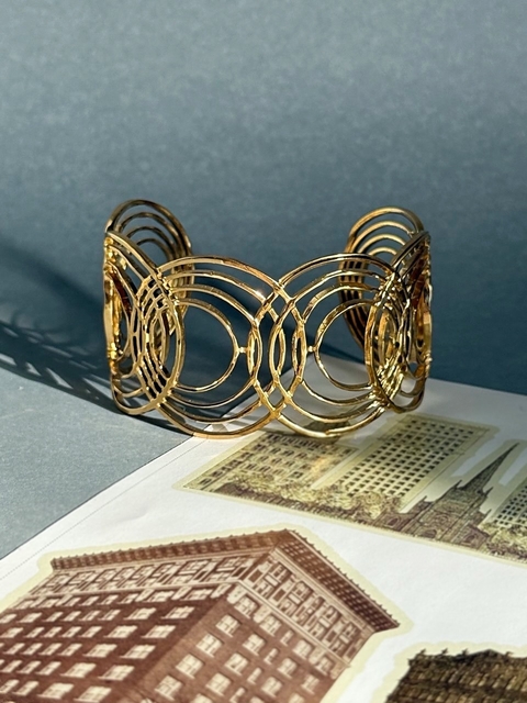 Pulsera dorada MAGGIE - comprar online