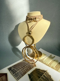 Collar cordón con circulos RORY - Gabriella Capucci