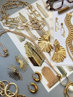 Aros grandes dorados GIGI