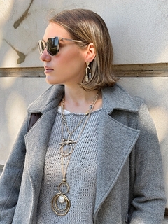 Collar dorado con piedra rose MELANIE