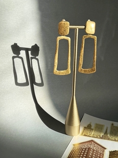 Aros dorados grandes TESS - comprar online