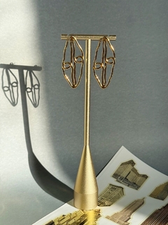 Aros dorados GRETCHEN - comprar online