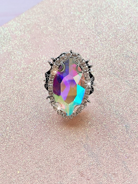 Anillo de piedra tornasol LOU