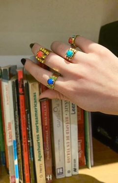 Set de anillos multicolores SUSAN - Gabriella Capucci