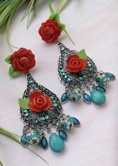 Aros de flores coloradas BOTANIC - comprar online