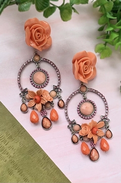 Aros de flores coral FLO - tienda online