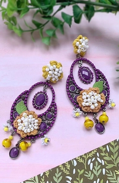 Aros violetas de flores DAISIES en internet