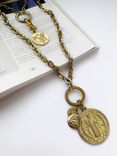 Collar multivueltas dorado TESS - comprar online