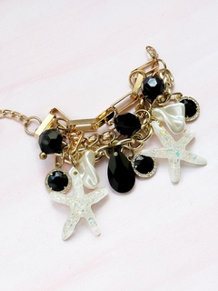 Pulsera dorada con dijes HELOISE - comprar online
