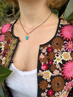 Imagen de Collar con piedra turquesa JULES