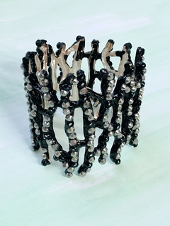 Brazalete negro de strass ORELLE en internet