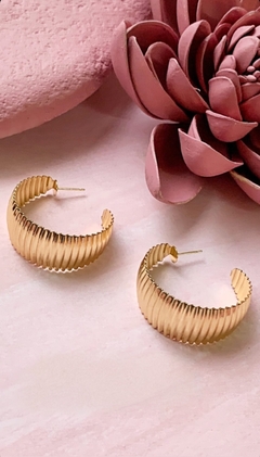 Argollas doradas PAM - comprar online
