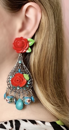 Aros de flores coloradas BOTANIC - tienda online