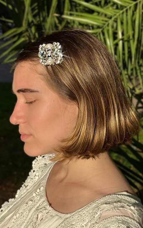 Hebilla de piedras y strass DOMINIQUE - comprar online
