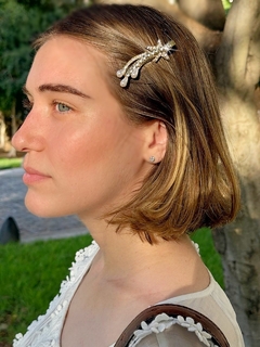 Pinza estrella de strass y perlas STAR - comprar online