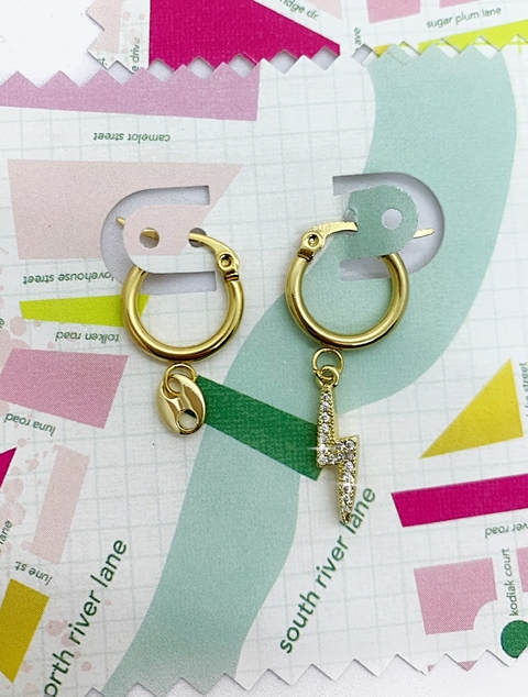 Argollas dijes RAYO